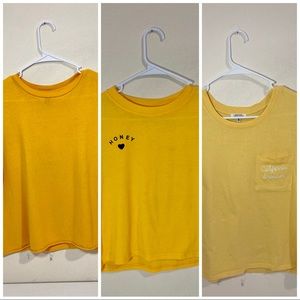 Yellow Shirt Bundle From ROMWE!